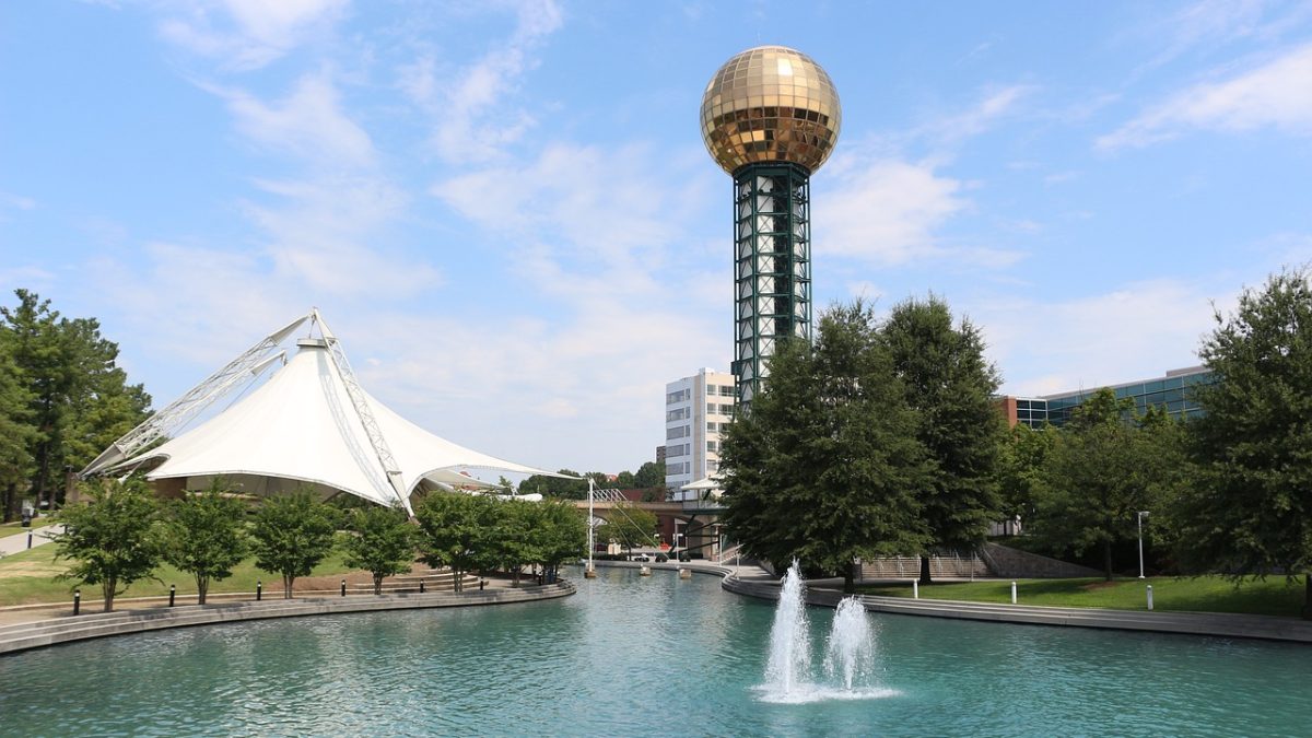 A Scenic View Of Downtown Knoxville, Tennessee, Highlighting Its Appeal As A Top Relocation Destination In 2024